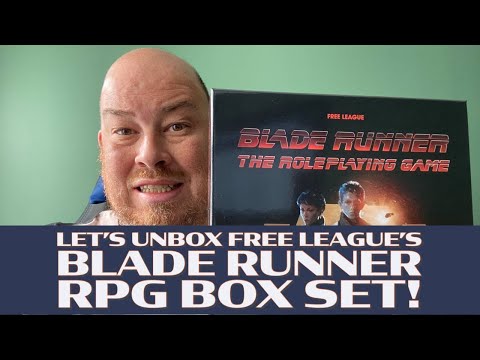 Let's Unbox Free League's Blade Runner TTRPG Box Set!