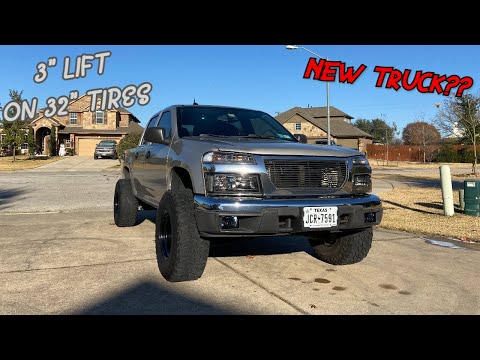 2005 GMC Canyon Crew Cab *Review* (3\" Lift on 32\" Tires)