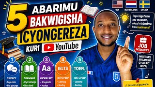 Aba Barimu bagufasha Kwiga Icyongereza Neza kuri YouTube || These teachers help you to learn English