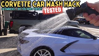 Must-See C8 Corvette Wash Hack - Does It Work? New Product!