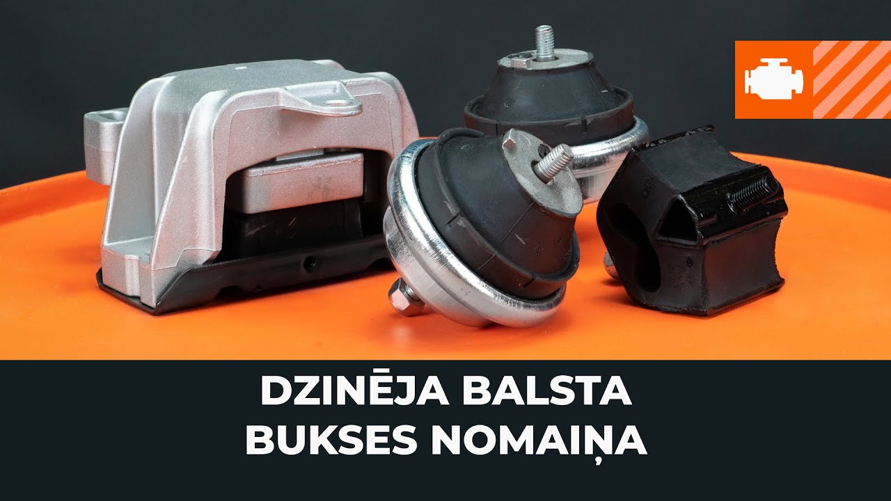 Automašīnas motoram spilvenus: kā nomainīt