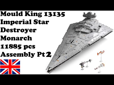 Mould King 13135 - Imperial Star Destroyer Monarch - Assembly Part 2