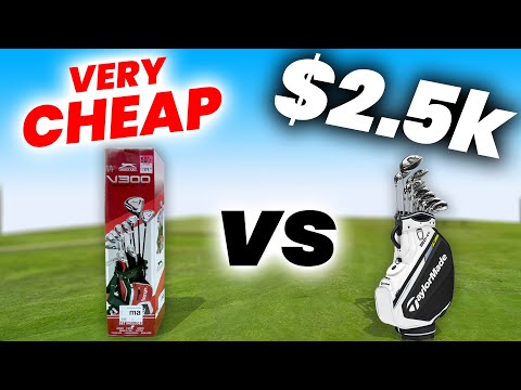 Expensive GOLF Clubs vs cheap box set clubs