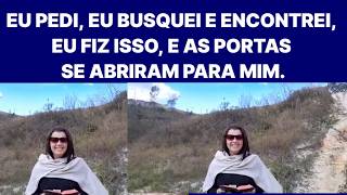 PEDI E RECEBEREIS, BUSCAI E ACHAREIS , BATEI E A PORTA SE ABRIRÁ.