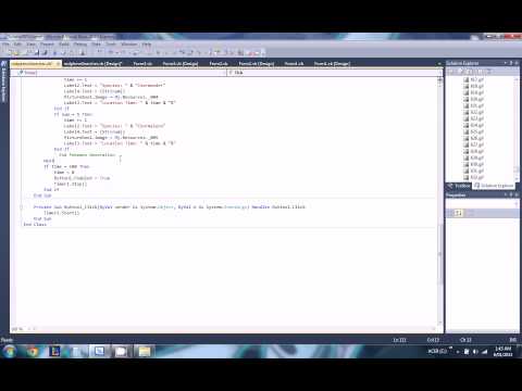 Microsoft Visual Basic 2010 Express: Creating an RPG Game - Part 5