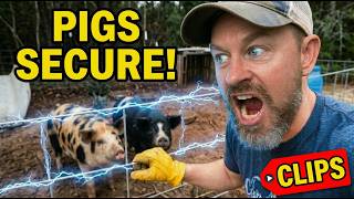 Our Pigs Arrive! Setting Up The Perfect ELECTRIC FENCE ⚡️