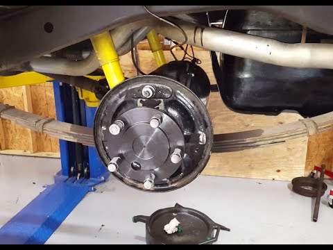 Jeep CJ-7 Crown One Piece Axle - Bearing Installation - Using a Press