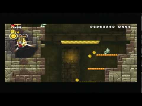 New Super Mario Bros. Wii Walkthrough (100%) Part 22 - Morton Koopa jr.