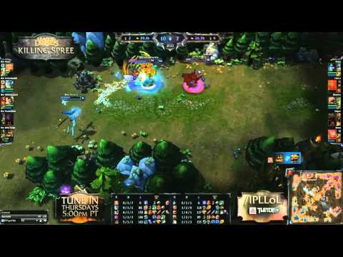 Mm Wild Turtle Triple Kill - Killing Spree Highlight - IPL League of Legends