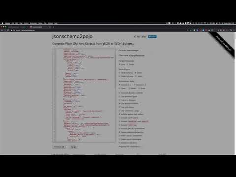 Generating Plain Old Java Objects from JSON