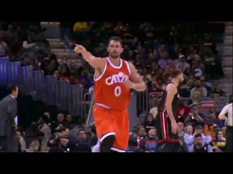 Kevin Love Scores 28 Points to Cool off the Heat | 12.09.16