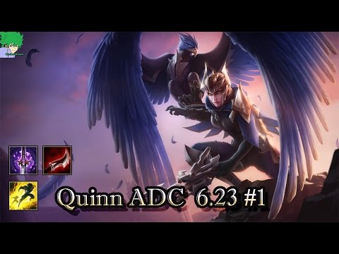 Quinn VS Ezreal ADC Patch 6.23 Full Gameplay#1
