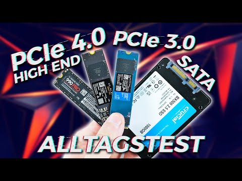 The ULTIMATE comparison!! SATA vs. M.2 (PCIe 3.0) vs. M.2 (PCIe 4.0) SSD 2023 in everyday use