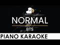 BTS - NORMAL - Piano Karaoke Instrumental Cover with Lyrics