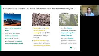 Casos de descarbonização da indústria no Brasil - Vale