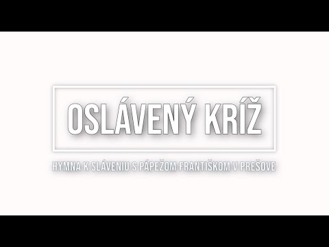 Peter Milenky & band - Oslávený kríž (Hymna k sláveniu s pápežom Františkom v Prešove)