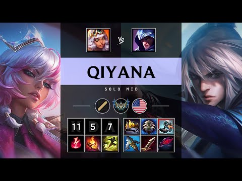 Qiyana Mid vs Talon - NA Challenger Patch 25.14