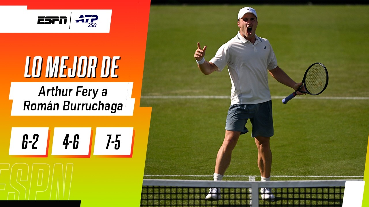 ROMÁN BURRUCHAGA NO PUDO CONTRA ARTHUR FERY: CAYÓ EN TRES SETS Y SE DESPIDIÓ | RESUMEN