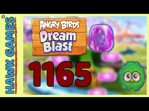 Angry Birds Dream Blast Level 1165 Extreme - Walkthrough, No Boosters