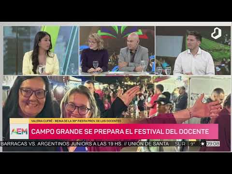 #AhoraEnMisiones: Campo Grande se prepara para el Festival del Docente