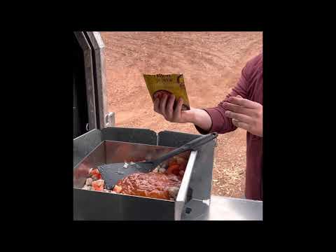 Travel buddy slow cooked Butter chicken. Traveling from Running Waters to Coppins Gap, WA