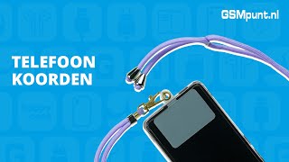 Universeel Telefoon Koord - Verstelbare Smartphone Ketting Roze Goud
