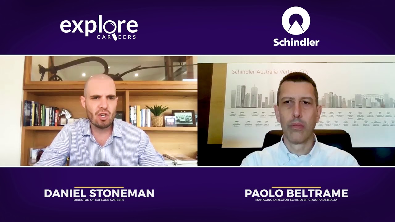 Explore Careers Executive Series | Paolo Beltrame, Managing Director at Schindler