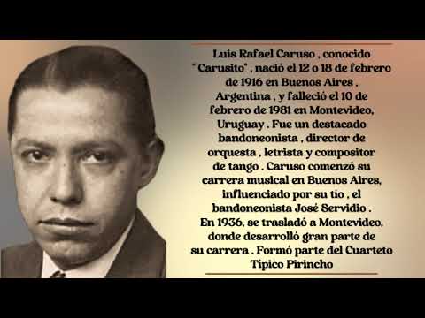 " Anselmo Acuña el Resero " Orquesta Carlos Di Sarli con la voz Roberto Rufino