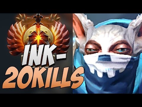 Ink Meepo with AMAZING 20 KILLS | Dota Gameplay