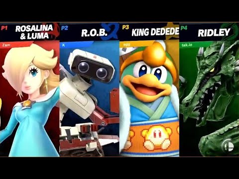 Clemson Smash Series 38 - Meme Time - Tak.io vs. The Librarian vs. Knight vs. Zamatron - SSBU