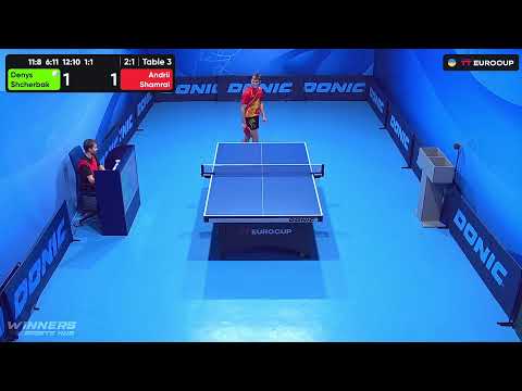 11:35 Denys Shcherbak - Andrii Shamrai 07.08.2023 TT Euro.Cup Ukraine Star. TABLE 3