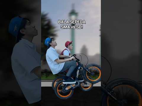 Balapan Sepeda Anak SD vs Anak SMA, Endingnya Bikin Malu! 😂