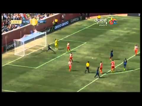 Olympiacos FC vs Manchester City 2-2 (02.08.2014) Alexander Kolarov Goal