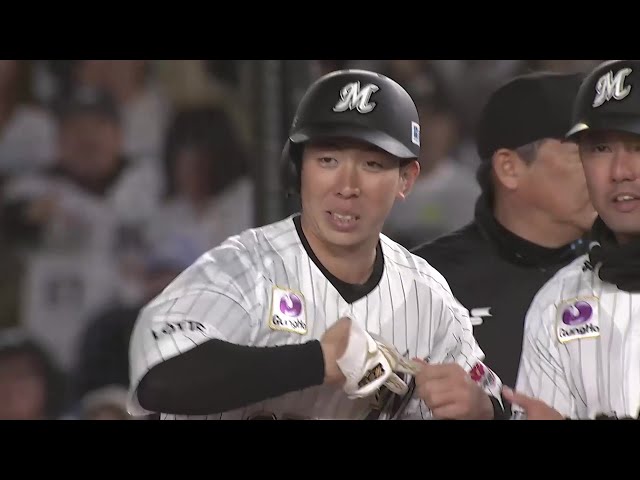 【6回裏】マリーンズ・寺地隆成 執念の内野安打!! 角中勝也の好走塁で同点に追いつく!! 2025年4月22日 千葉ロッテマリーンズ 対 埼玉西武ライオンズ
