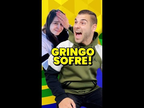 GRINGO SOFRE COM EXPRESSÕES BRASILEIRAS #5! 😂 #shortsbrasil