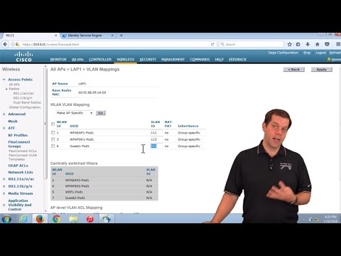CCIE Wireless v3.1 Lab- FlexConnect AAA Overrides and VLAN Based Central Switching