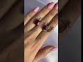 Серебряные серьги с рубином 4.895ct