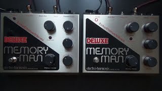 Video thumbnail for Electro Harmonix Deluxe Memory Man double feature - MN3005 vs. MN3008 by DelayDude