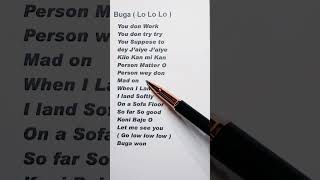Download lagu Buga  [ lo lo lo ] lyrics by Kizz Daniel  and tekno  #englishsong #lyrics #englishsongwithlyrics mp3