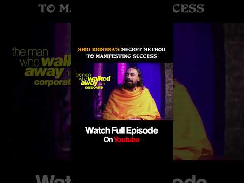 SHRI KRISHNA'S SECRET METHOD TO MANIFESTING SUCCESS | Divya Jain