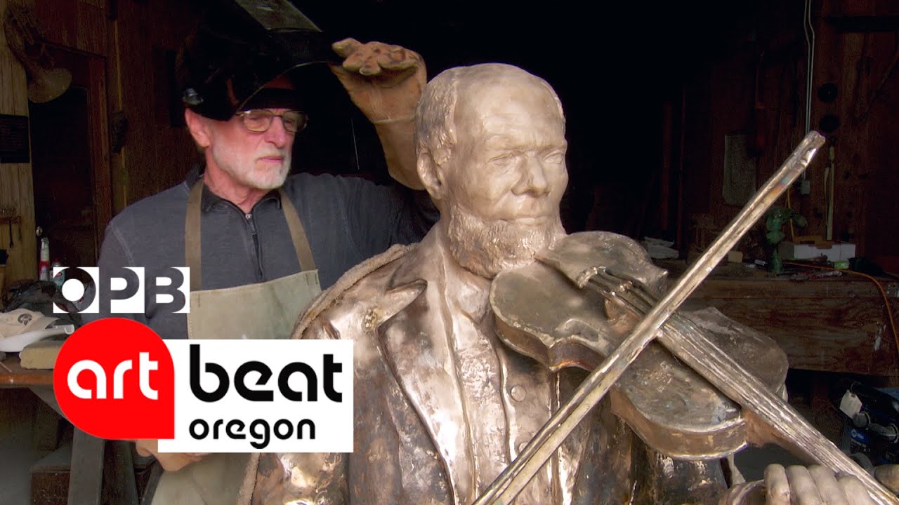 Pete Helzer sculpts Oregon Black pioneer | Oregon Art Beat