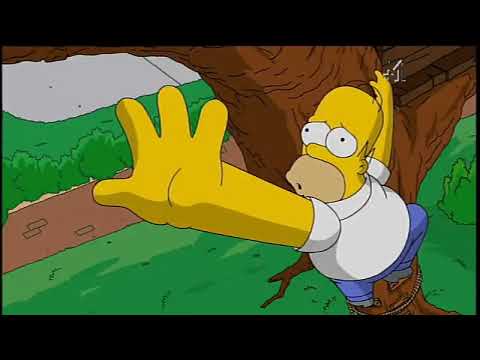 Channel 4 Floating Four Ident - The Simpsons (2007)