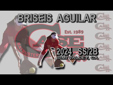 2024 Briseis Aguilar Shortstop and Second Base Softball Skills Video
