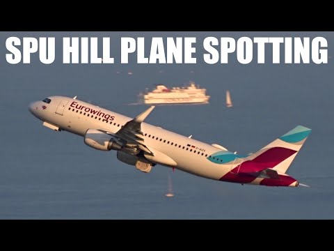 Aeroporto de Split SPU/LDSP - Observação de aviões com vista para colina - Ep.5