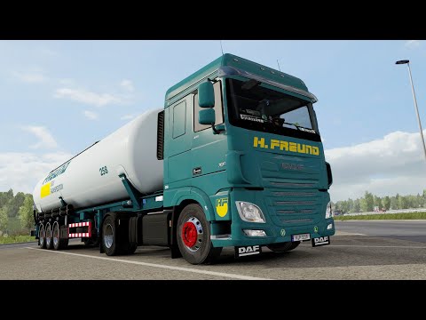 ETS2 1.37 ProMods 2.46 DAF XF106  Cologne - Barcelona  Part 2/2