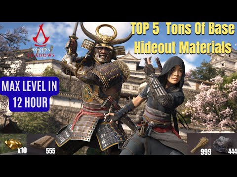 Assassin's Creed Shadows ULTIMATE Hideout Guide FULL MAX