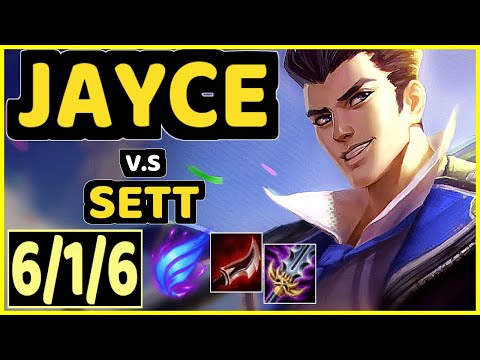 MILICA (JAYCE) vs SETT - 6/1/6 KDA TOP CHALLENGER GAMEPLAY - EUW