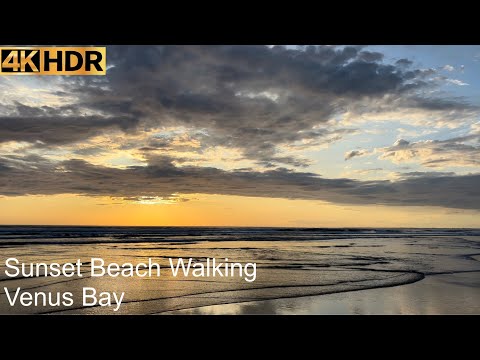 Sunset Beach Walking | Venus Bay | Victoria Australia | 4K HDR