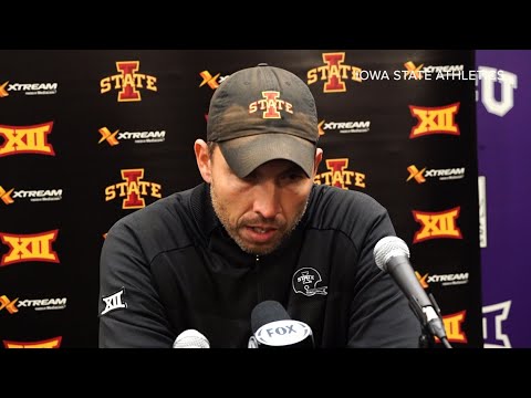 Matt Campbell post-game presser: No. 4 TCU 62, Iowa State 14