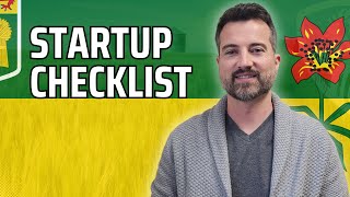 Saskatchewan business startup checklist - key steps